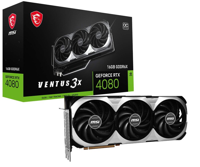 MSI GeForce RTX 4080 16GB VENTUS 3X OC