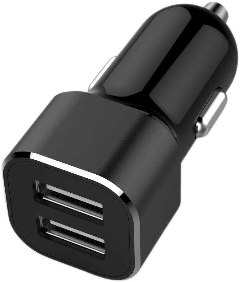 Läs mer om Billaddare USB 2xUSB-A 2.4A, total 2.4A