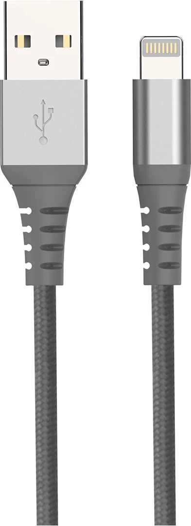 Product Image for Andersson Lightning Kabel Flätad 3m, 2.4A - Rymdgrå