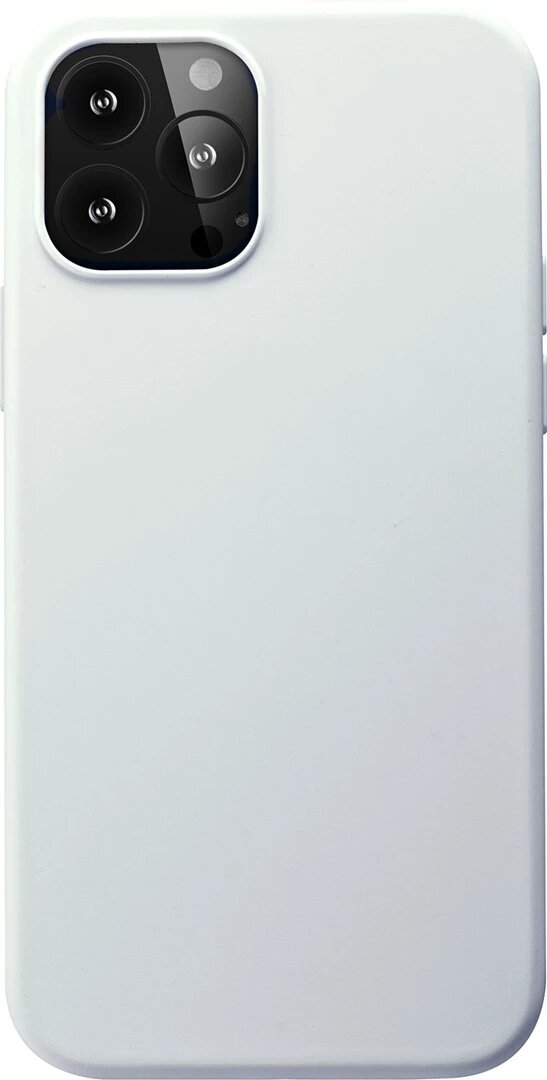 Mjukt siliconeskal MagSafe Apple iPhone 12/12 Pro – Vit