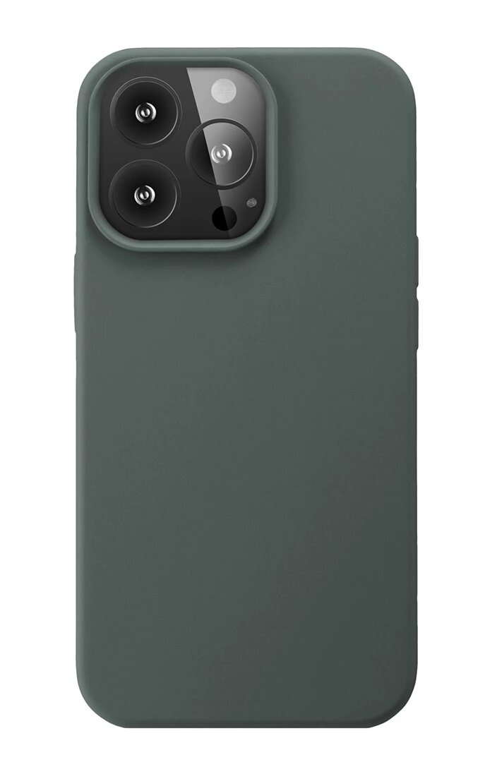 Läs mer om Mjukt siliconeskal, MagSafe Apple iPhone 13 Pro Max - Grön