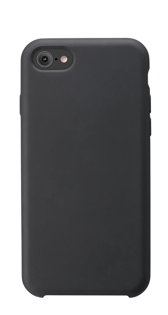 Mjukt siliconeskal MagSafe Apple iPhone 6/6S/7/8/SE – Svart