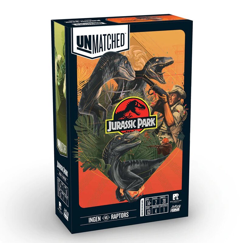 Unmatched: Jurassic Park – InGen vs. the Raptors (Eng)