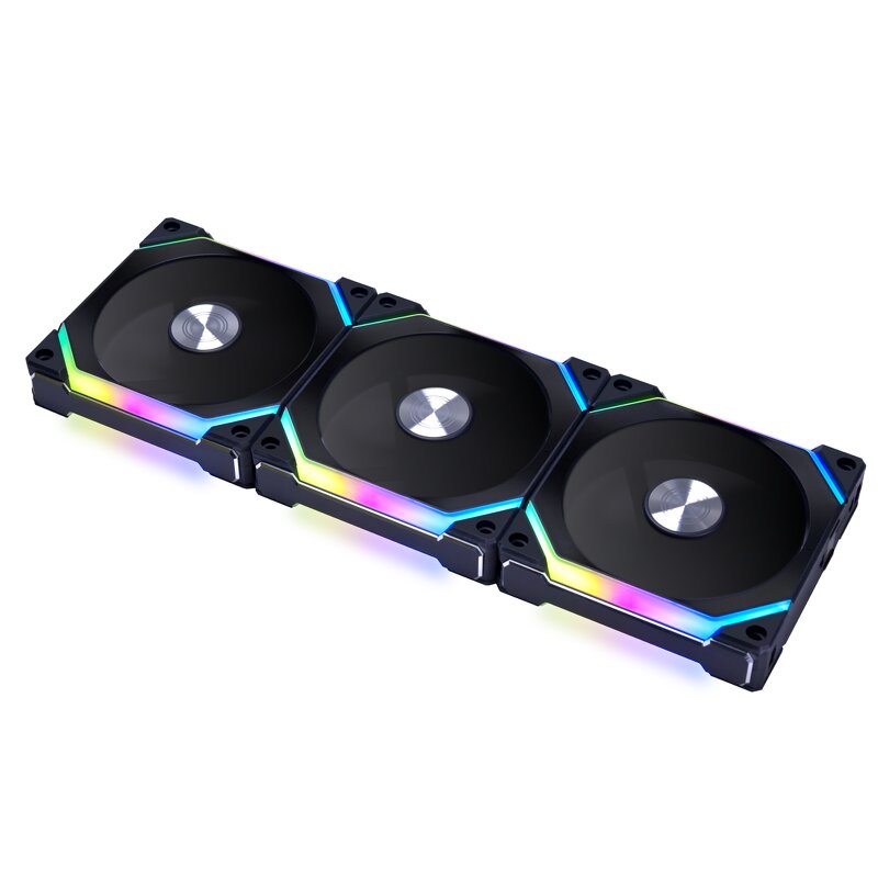 Lian Li UNI FAN SL V2 / 120mm / RGB / 3-Pack – Svart