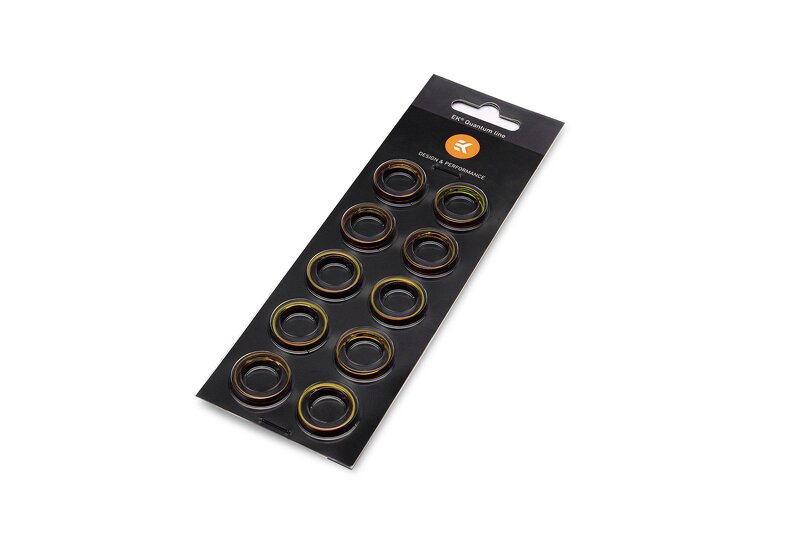 EK-Quantum Torque Color Ring 10-Pack HDC 14 - Satin Gold