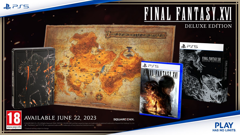 Product Image for FINAL FANTASY XVI (PS5) Deluxe Edition