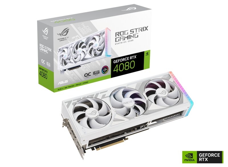 ASUS ROG Strix GeForce RTX 4080 16GB OC Edition – White