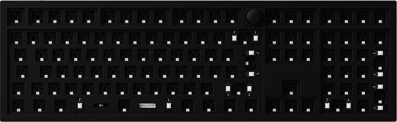 Keychron Q6 100% Full-Size Barebone Knob Version Black ISO Nordic