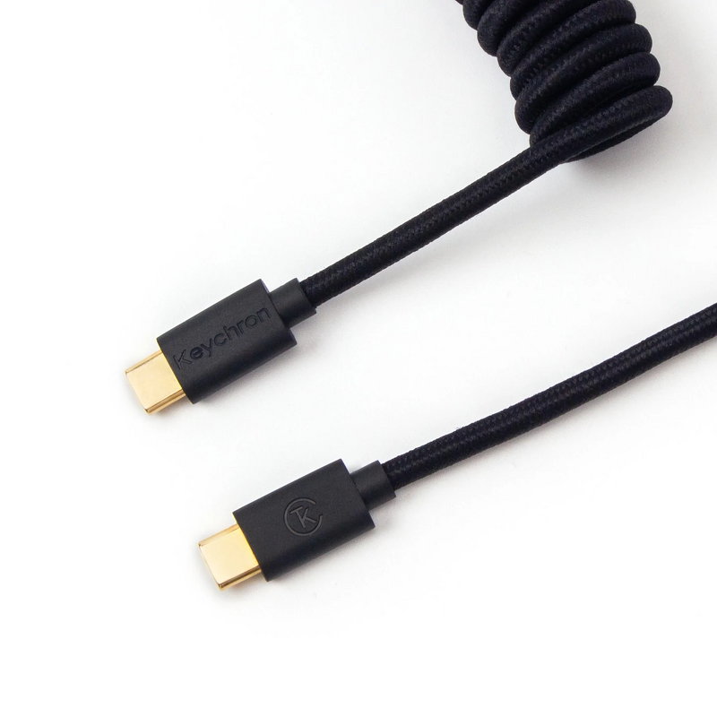 Product Image for Keychron Coiled Aviator Cable Black