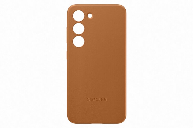 Samsung Galaxy S23 Leather Case - Camel