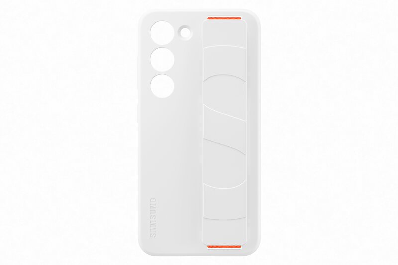 Läs mer om Samsung Galaxy S23 Silicone Grip Case - White