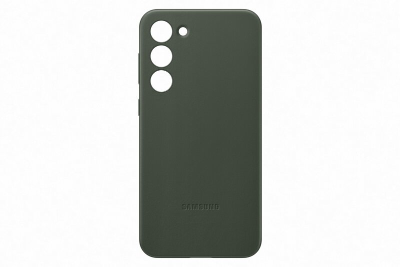 Samsung Galaxy S23 Plus Leather Case – Green