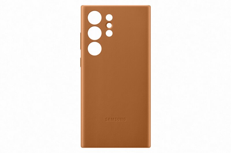 Samsung Galaxy S23 Ultra Leather Case – Camel