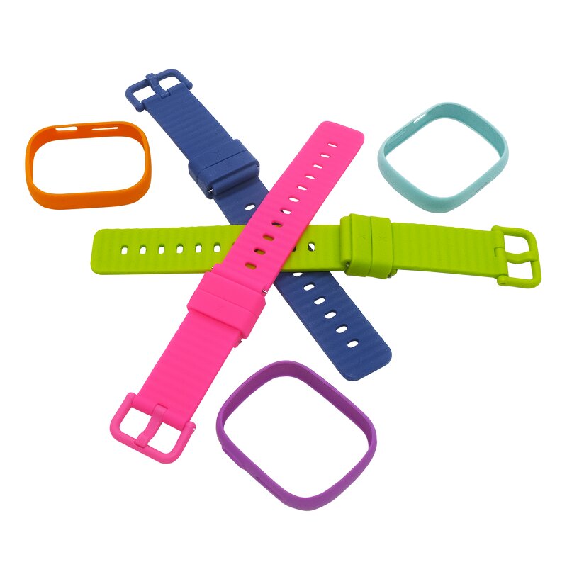 Xplora X6 Play (Energy Pack) Wristbands – Pink Lime Dark Blue