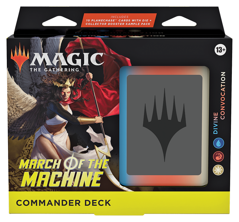 Product Image for Magic the Gathering: March of the Machine Commander Deck - Divine Convocation (Blue-Red-White)