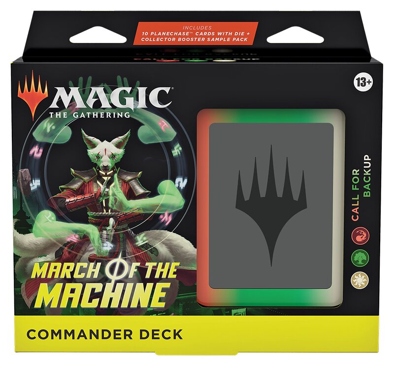 Magic the Gathering: March of the Machine Commander Deck - Call for Backup (Red-Green-White)