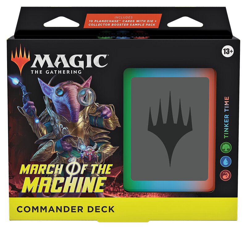 Magic the Gathering: March of the Machine Commander Deck - Tinker Time (Green-Blue-Red)