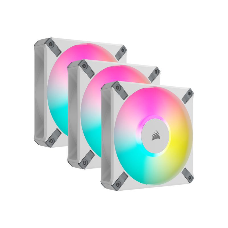 Product Image for Corsair AF120 RGB Elite / iCUE-RGB / PWM / 120mm / 3-pack - Vit