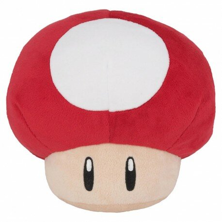 AbysseCorp Super Mario – Mushroom Plush Red 15cm