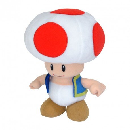 AbysseCorp Super Mario – Toad Plusie Red 20cm
