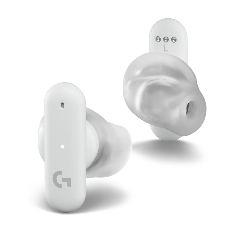 Logitech G FITS True Wireless Gaming Earbuds - White