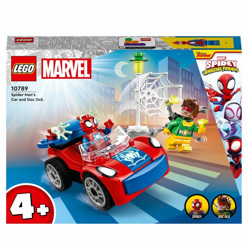 Läs mer om LEGO Spidey Spider-Mans bil och Doc Ock 10789