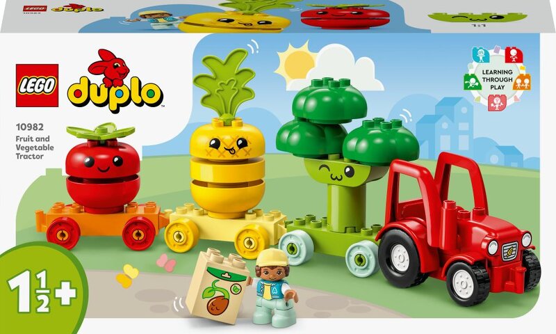 Läs mer om LEGO DUPLO My First Frukt- och grönsakstraktor 10982