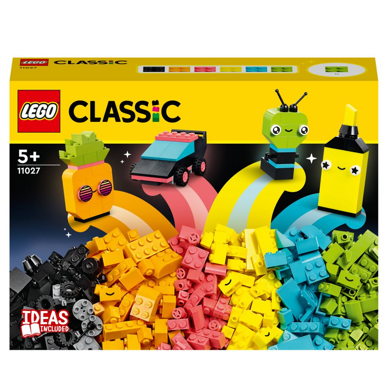 Product Image for LEGO Classic Kreativt skoj med neonfärger 11027