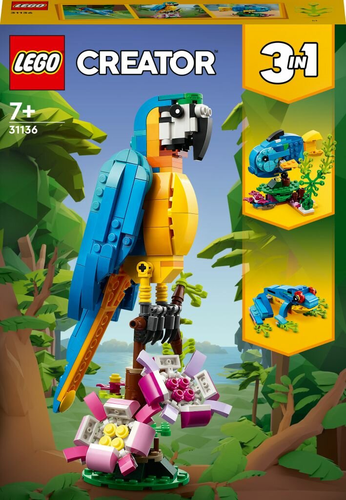 LEGO Creator Exotisk papegoja 31136