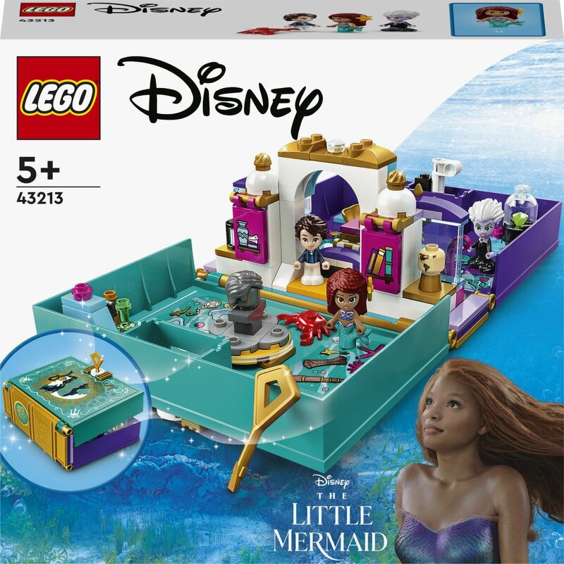 Läs mer om LEGO Disney Princess Den lilla sjöjungfrun - sagobok 43213
