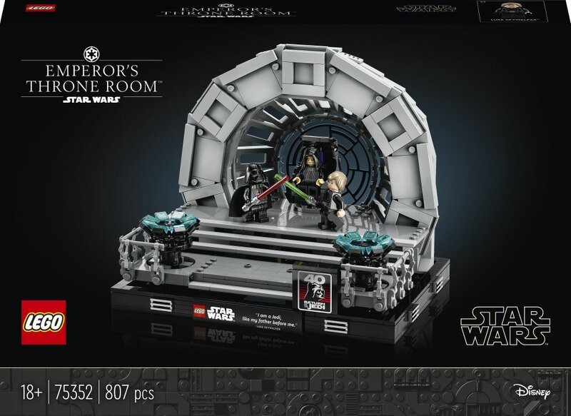 Läs mer om LEGO Star Wars Emperors Throne Room Diorama 75352