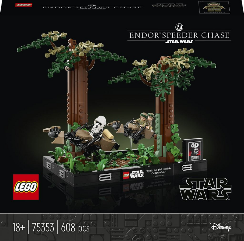 Product Image for LEGO Star Wars Endor Speeder Chase Diorama 75353