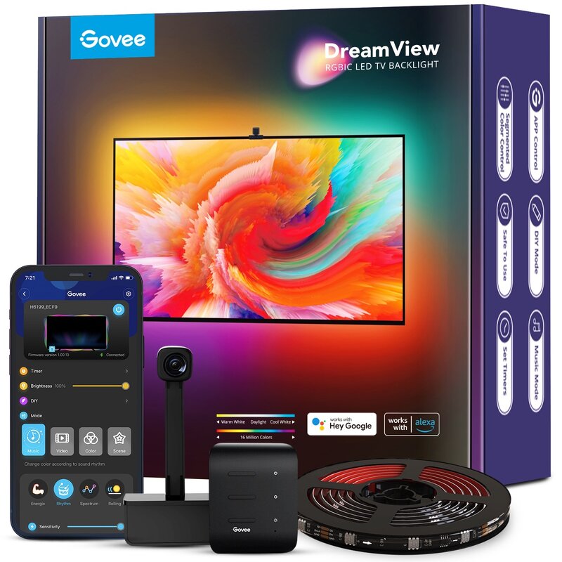 Läs mer om Govee DreamView T1 TV Backlight (75-85 inch)