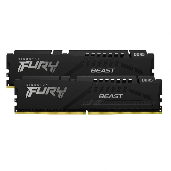 Kingston FURY Beast 64GB (2x32GB) / 5200MHz / DDR5 / C36 / KF552C36BBEK2-64