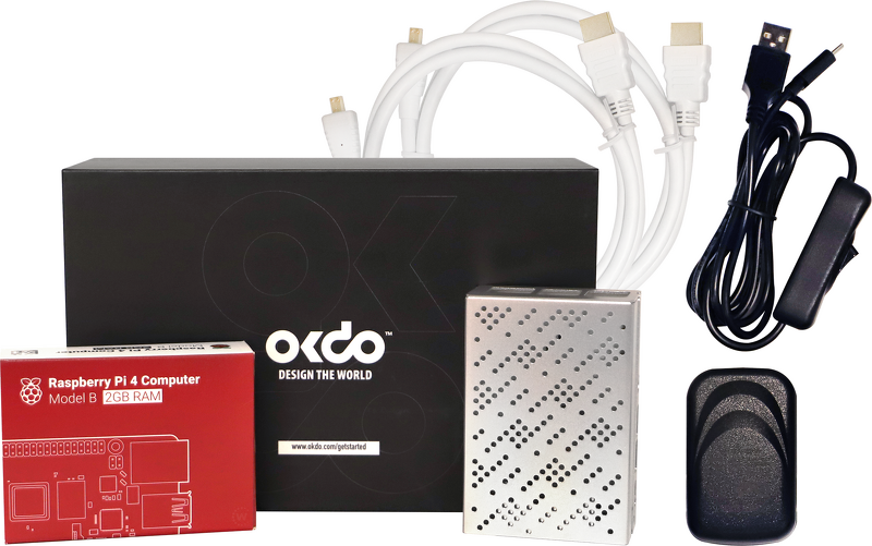 Product Image for Raspberry Pi 4 Starter Kit 2 GB
