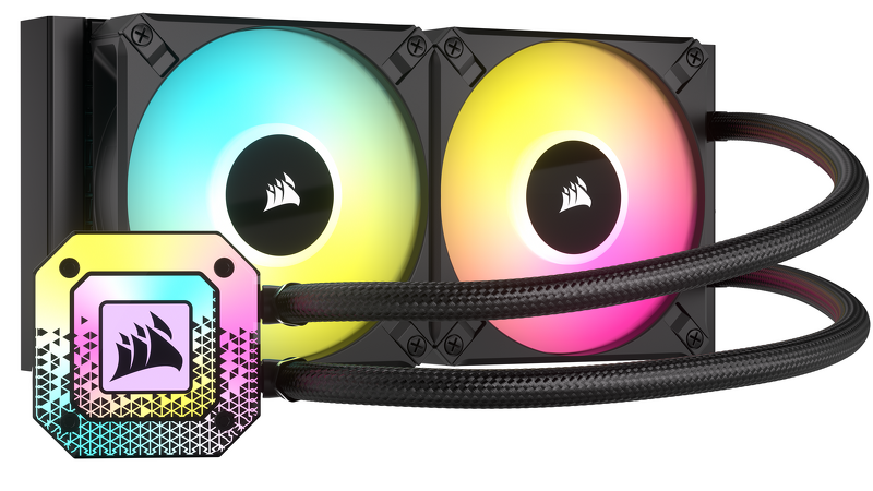 Product Image for Corsair iCUE H100i Elite Capellix XT / Liquid CPU Cooler / 240mm radiator