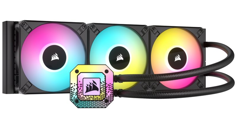 Product Image for Corsair iCUE H150i Elite Capellix XT / Liquid CPU Cooler / 360mm radiator