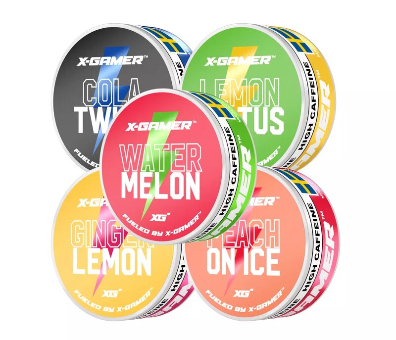 X-GAMER Pouch Energy Flavour Variety 5-Pack