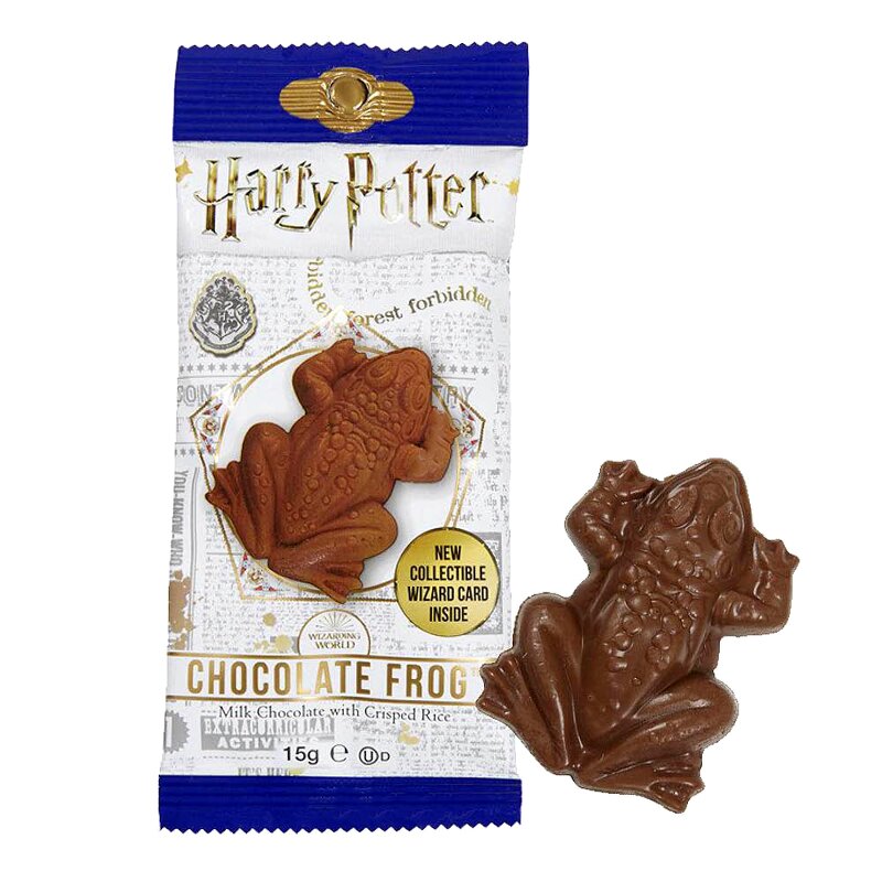 Läs mer om Harry Potter - Chokladgroda med samlarkort 15g