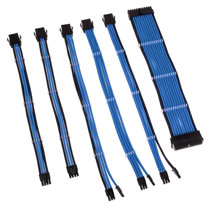 Kolink Core Adept Braided Cable Extension Kit – Blue