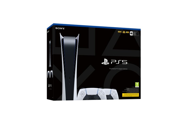 Playstation 5 – Digital Edition + 1 extra DualSense™ Wireless Controller