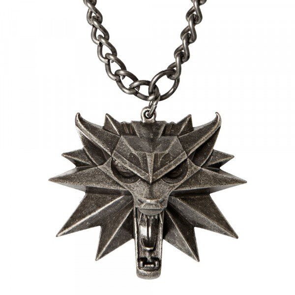 The Witcher 3: Wild Hunt - White Wolf Medallion Necklace