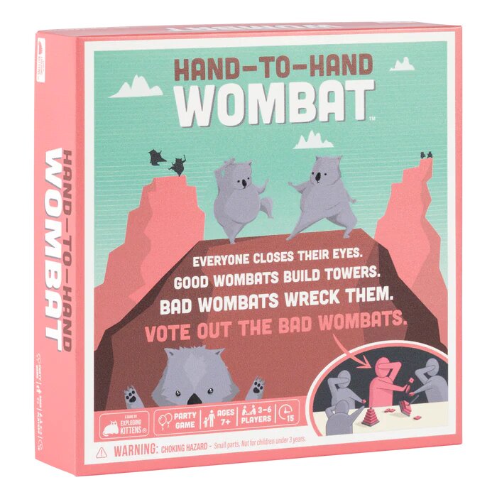 Läs mer om Hand to Hand Wombat by Exploding Kittens (Eng)