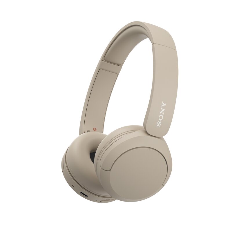 Sony WH-CH520 trådlösa on-ear-hörlurar – Beige