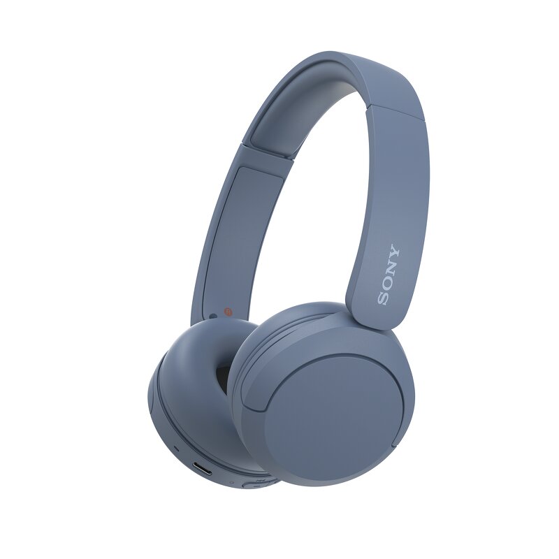 Läs mer om Sony WH-CH520 trådlösa on-ear-hörlurar - Blå