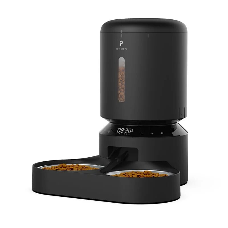 Petlibro Granary Foderautomat / Dubbla skålar / 5L - Svart