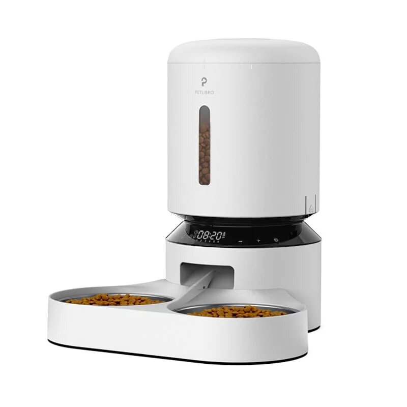 Petlibro Granary  Foderautomat / Dubbla skålar / 5L - Vit