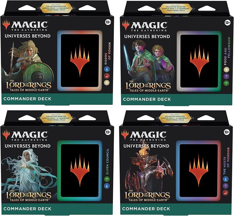 Magic the Gathering: Lord of the Rings Commander Deck Bundle (All 4 decks)