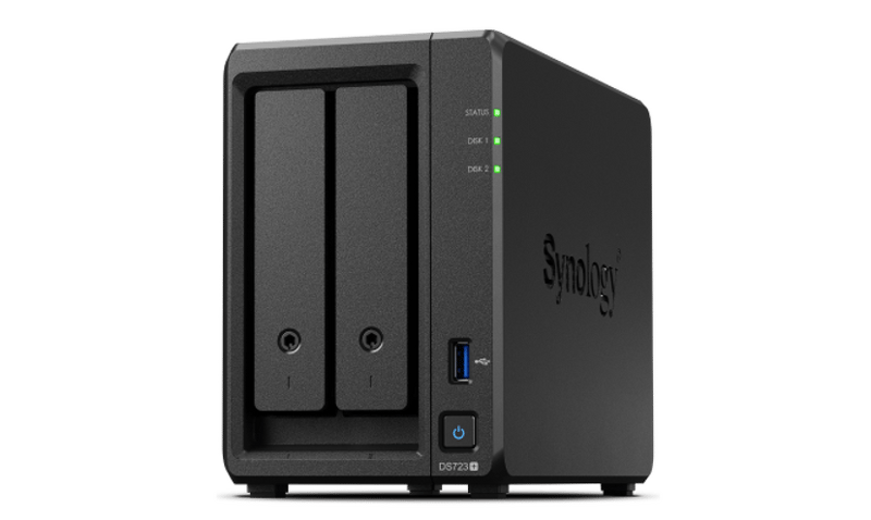 Product Image for Synology DiskStation DS723+ - 2 fack / 2.6Ghz 2-Core / 2GB DDR4