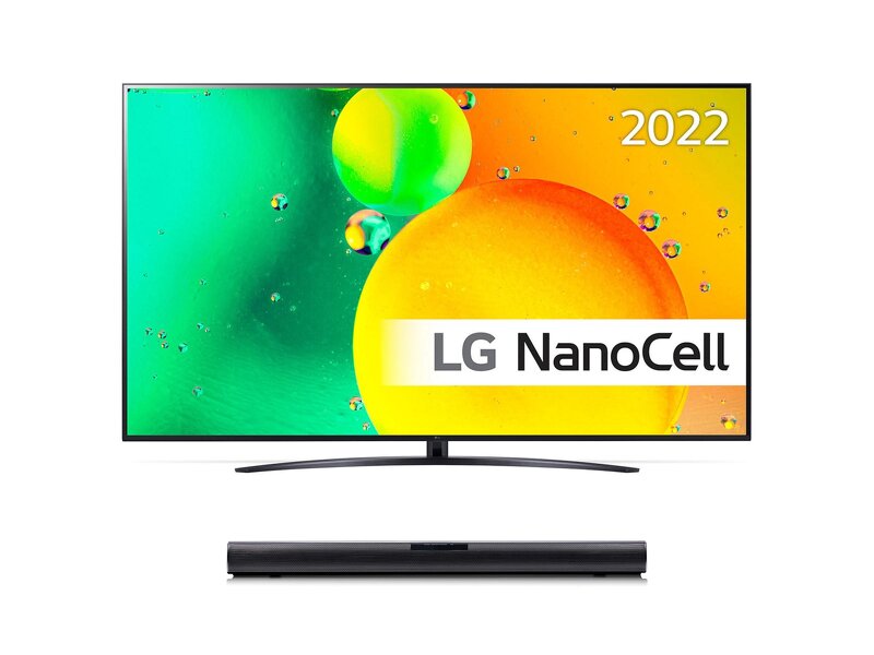 LG 55″ 55NANO766QA – NanoCell 4K / Smart Tv + LG Soundbar SQC1